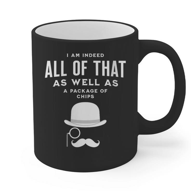 All Of That Bag Chips 1990s Nostalgia Saying British Graphic Print Coffee Mug