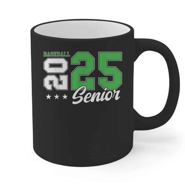 Baseball Senior Night Baseball Senior 2025 Graduation 61 Graphic Print Coffee Mug