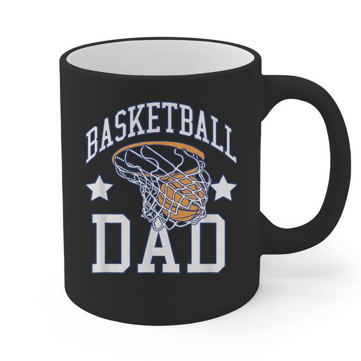 Basketball Dad Coach Sports Fan Graphic Print Coffee Mug