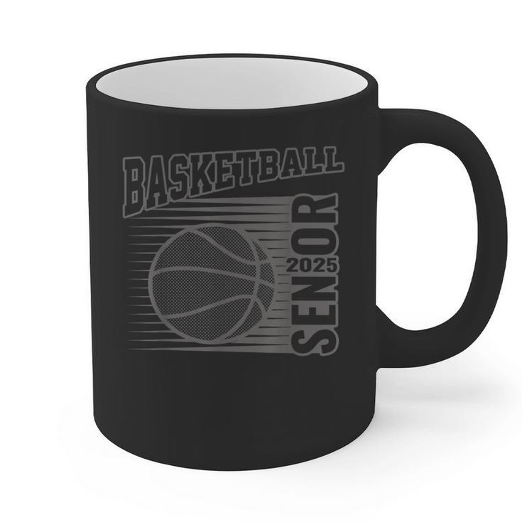 Basketball Senior For Boys &Girls Class 2025 Graduation Graphic Print Coffee Mug