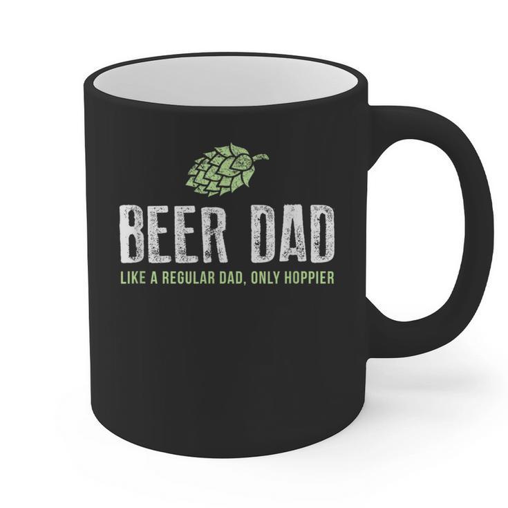 Beer Dad Shirt Cute Hops Drinking Graphic Print Coffee Mug
