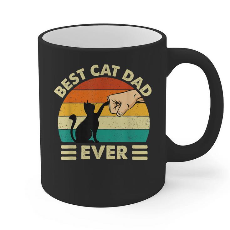 Best Cat Dad Ever Cat Lover Kitten Owner Kitty Graphic Print Coffee Mug