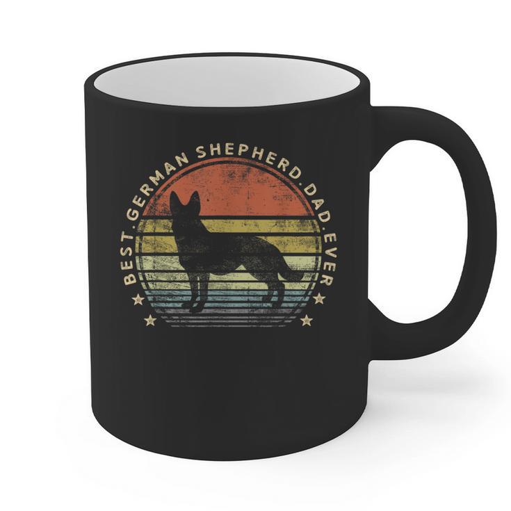 Best German Shepherd Dad Ever Daddy Dog Lover Owner Graphic Print Coffee Mug