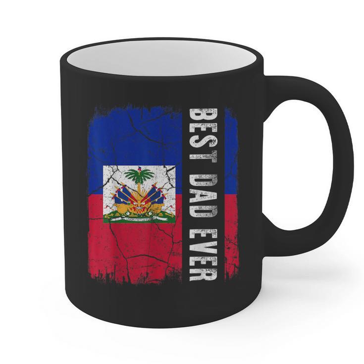 Best Haitian Dad Ever Haiti Daddy Father's Day Graphic Print Coffee Mug