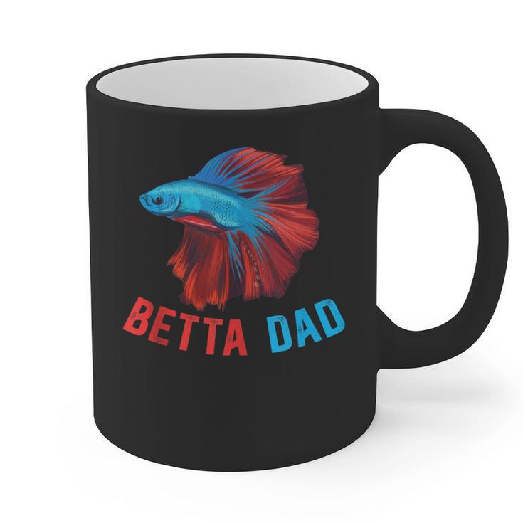 Betta Dad Betta Fish Lover Betta Fish Dad Betta Fish Boy Graphic Print Coffee Mug