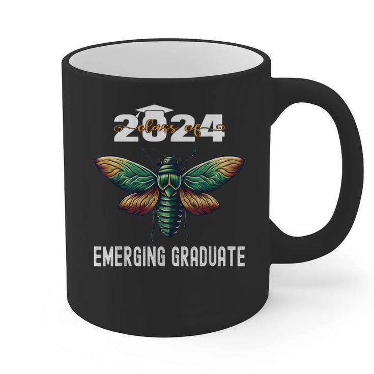 Biology Class Of 2024 Emerging Graduation For Him Graphic Print Coffee Mug