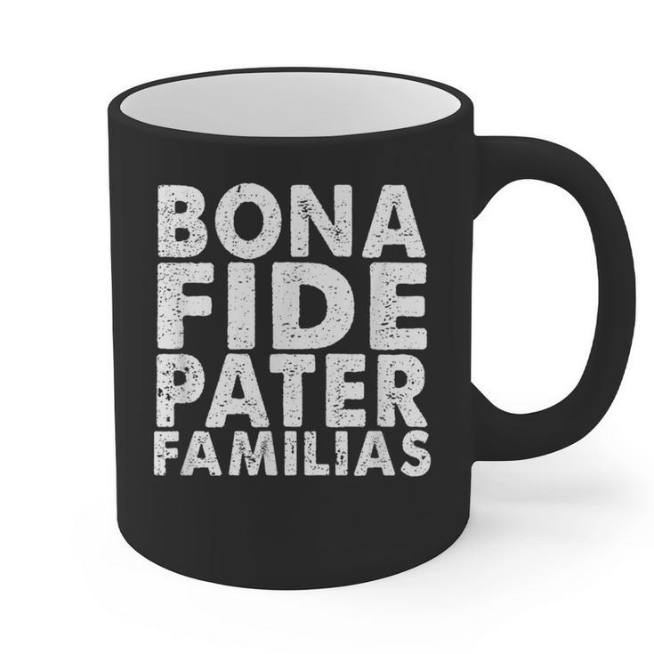 Bona Fide Pater Familias Best Dad Father's Day Shirt Graphic Print Coffee Mug