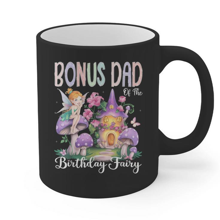 Bonus Dad Of The Birthday Fairy 1St Birthday Girl Party Graphic Print Coffee Mug