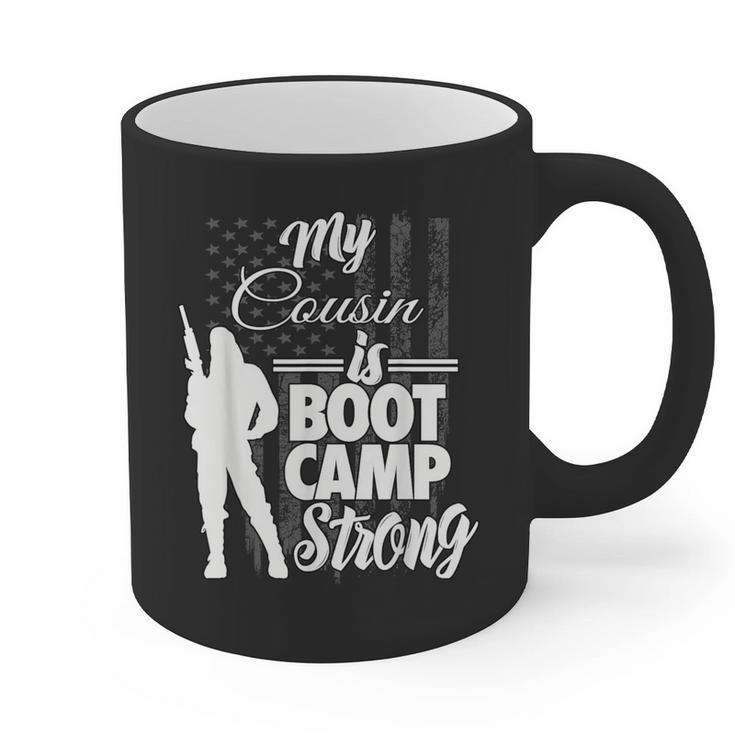 Boot Camp Graduation Military Cousin Support Tee Graphic Print Coffee Mug