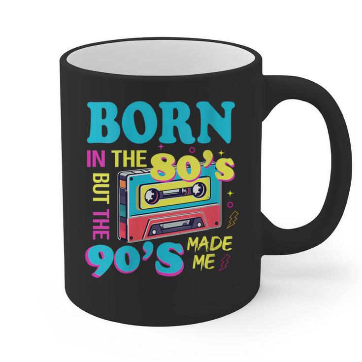 Born In The 80's But 90's Made Me Nostalgia Cassette Tape Graphic Print Coffee Mug