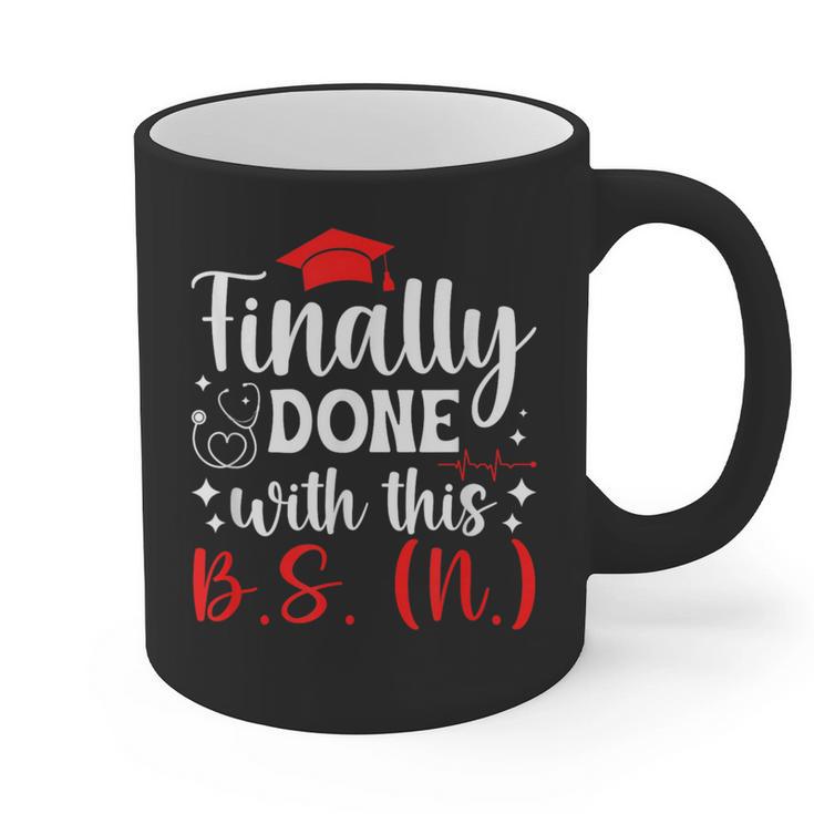 BSN Bachelor Of Science In Nursing Graduation Graphic Print Coffee Mug