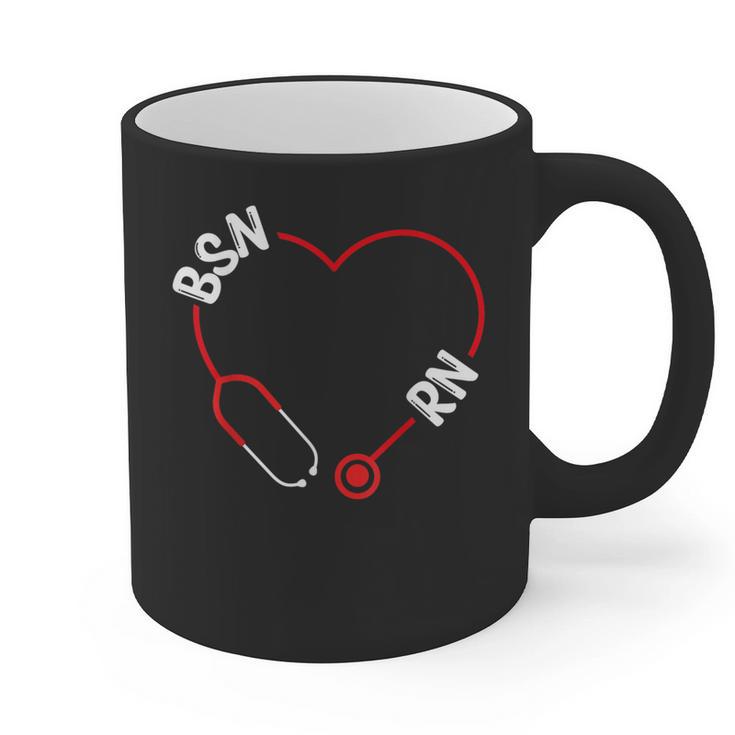 BSN RN Nurse Graduation Nursing Essentials BSN Nurses Graphic Print Coffee Mug