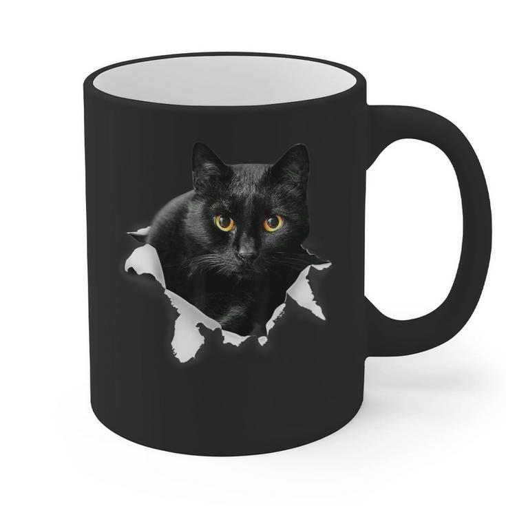 Cat Torn Cloth For Cat Lover Cat Dad Cat Mom Graphic Print Coffee Mug