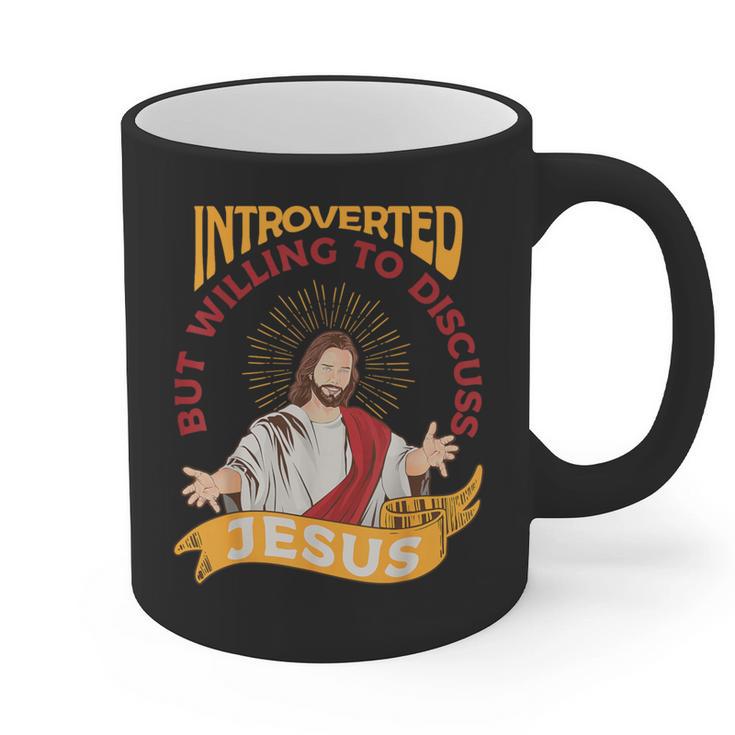 Christian Jesus Religious Sayings Catholic Introvert Graphic Print Coffee Mug Christian Jesus Religious Sayings Catholic Introvert Graphic Print Coffee Mug