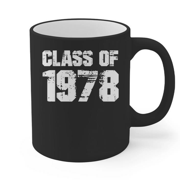 Class Of 1978 High School College Graduation Reunion Graphic Print Coffee Mug