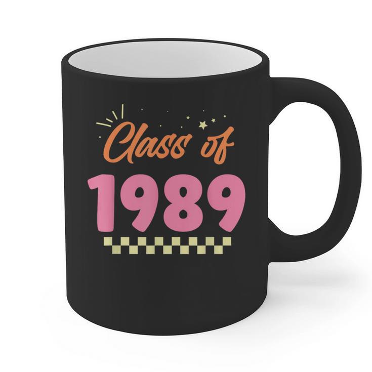 Class Of 1989 School Graduation Meetup Reunion Graphic Print Coffee Mug