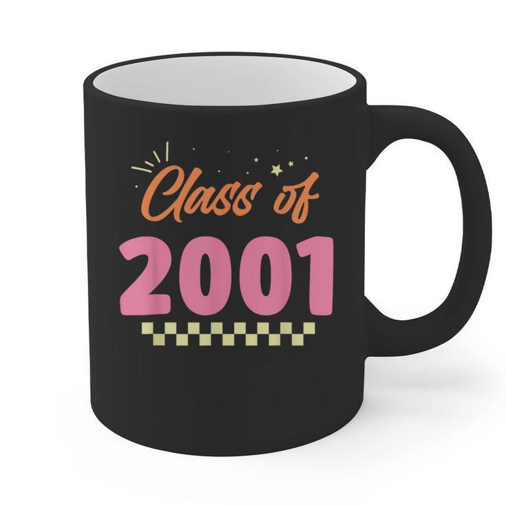 Class Of 2001 Meetup School Graduation Reunion Graphic Print Coffee Mug