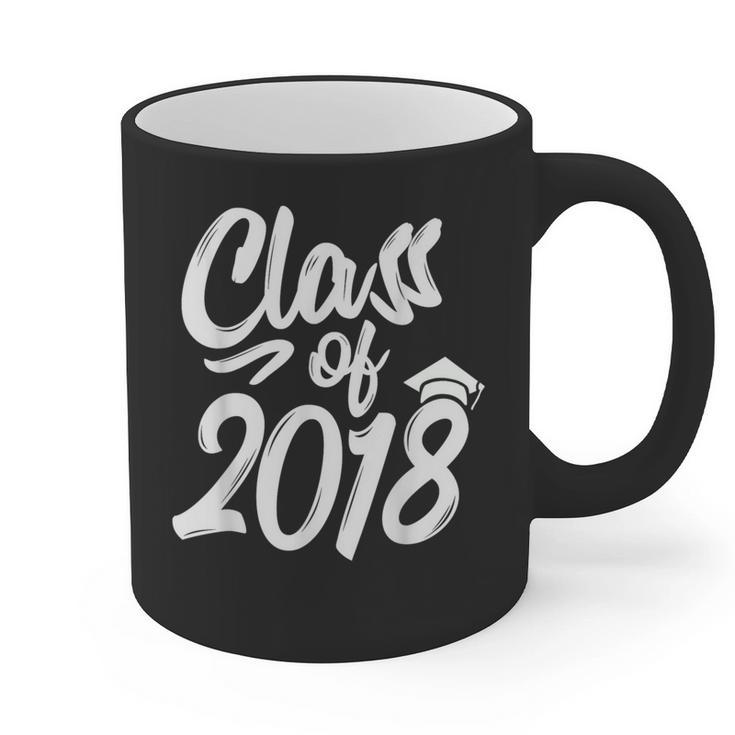 Class Of 2018 Graduation Cap Trendy Cute Graphic Print Coffee Mug