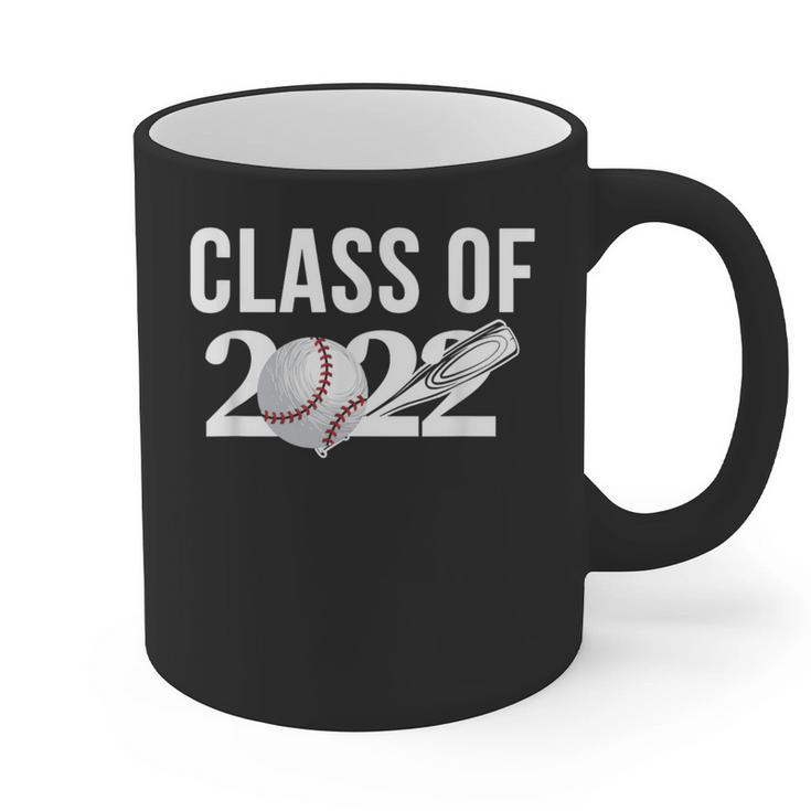 Class Of 2022 Graduation Senior Baseball Player Graphic Print Coffee Mug