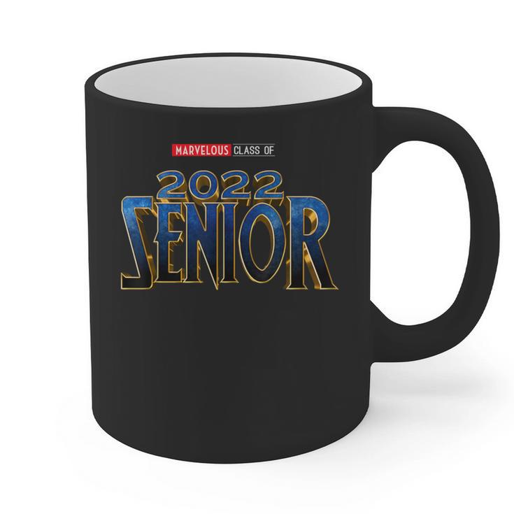 Class Of 2022 Senior Retro Movie Marvelous Graduation Grad Graphic Print Coffee Mug