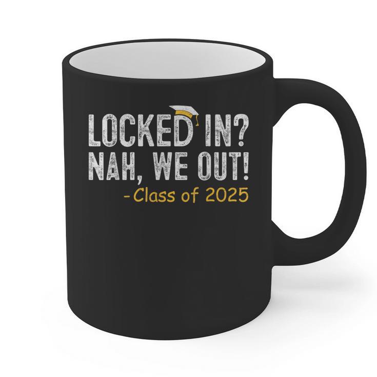 We Out Class Of 2025 Senior Graduation Graduate Grad Graphic Print Coffee Mug