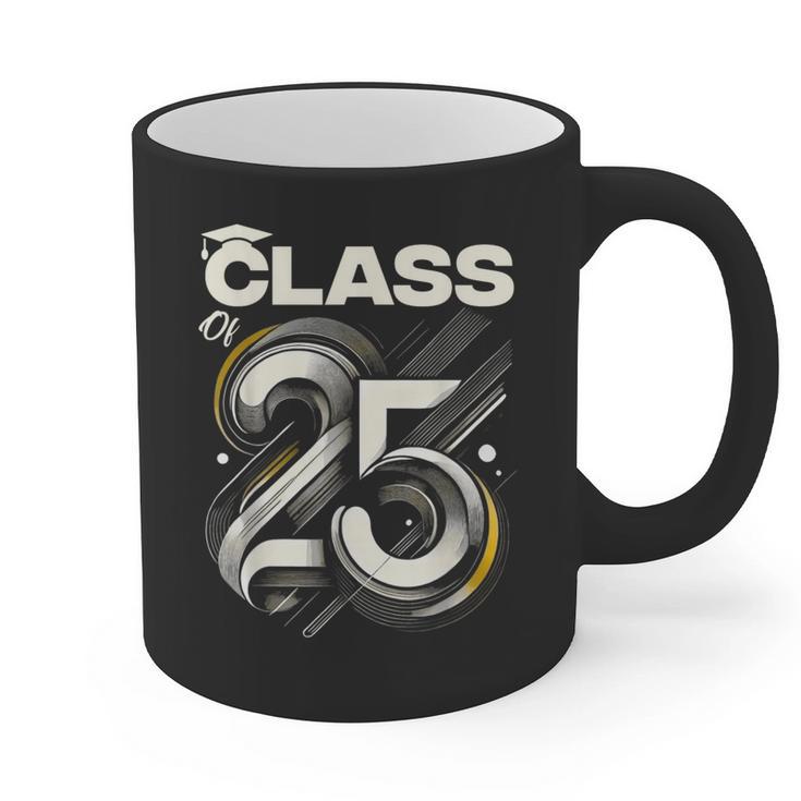 Class Of 2025 Shirt Graduation Senior High School College Graphic Print Coffee Mug