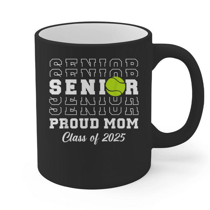 Class Of 2025 Tennis Mom Senior Graduation Graduate Graphic Print Coffee Mug
