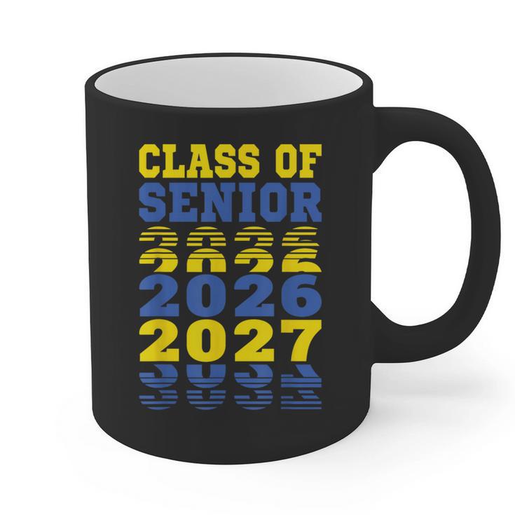 Class Of 2026 2027 Senior Graduation Students Graphic Print Coffee Mug