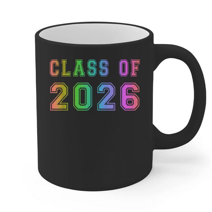 Class Of 2026 High School Graduation Date Graduate T Shirt Graphic Print Coffee Mug