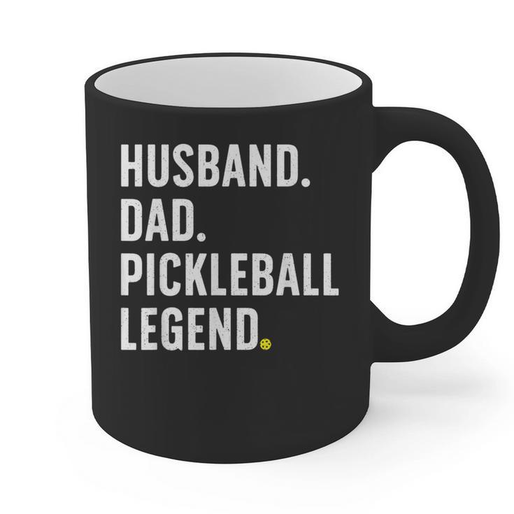 Cool Pickleball For Men Husband Dad Legend Pickleball Player Graphic Print Coffee Mug