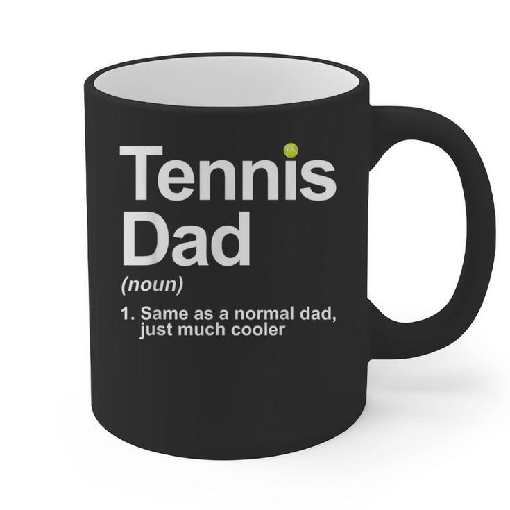 Cool Tennis Novelty For Men Dad Tennis Lover Tennis Player Graphic Print Coffee Mug