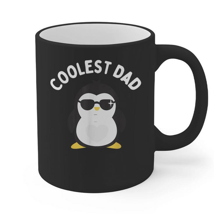 The Coolest Dad Cool Penguin By Dangerous Dad Graphic Print Coffee Mug