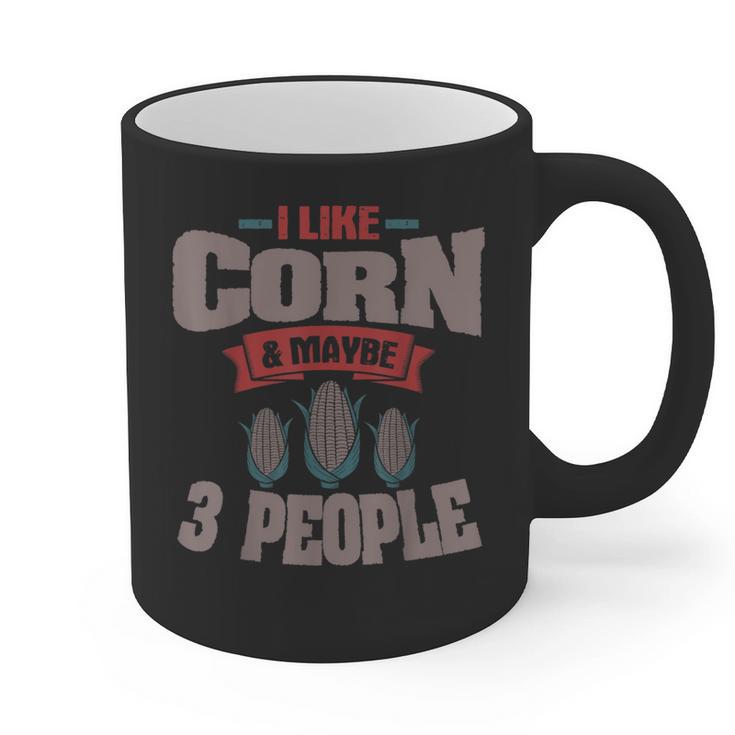 Corn Enthusiast Introvert Maize Farmer Planter Grower Graphic Print Coffee Mug