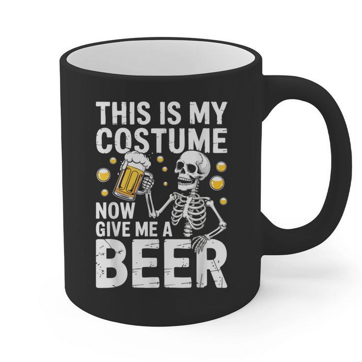 This Is My Costume Give Me A Beer Shirt Men Dad Halloween Graphic Print Coffee Mug This Is My Costume Give Me A Beer Shirt Men Dad Halloween Graphic Print Coffee Mug