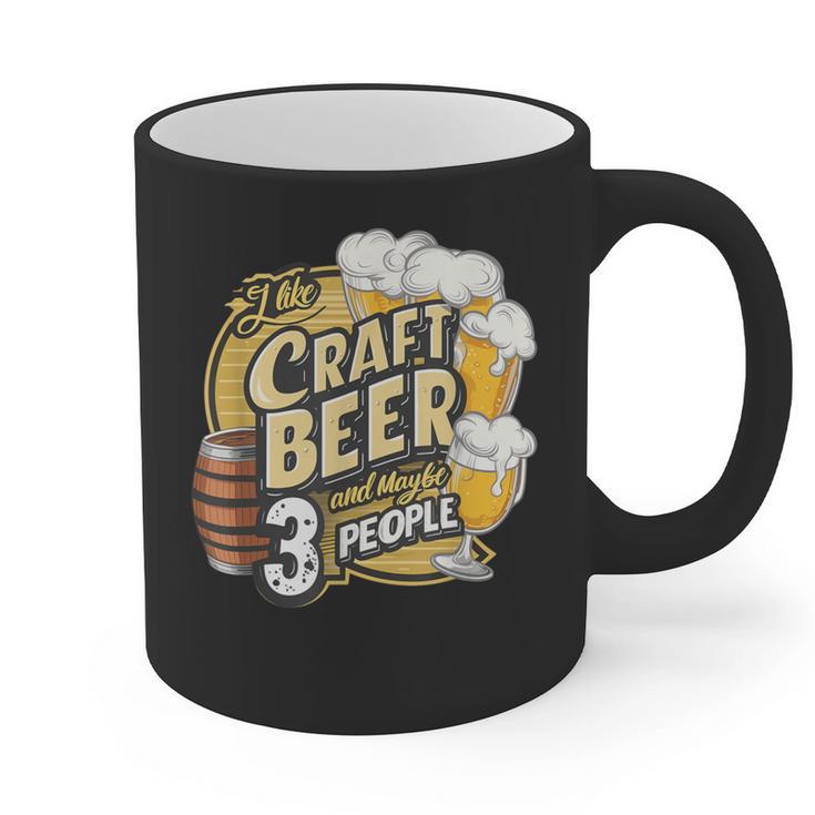Craft Beer Lover Introverted & Hoppy Graphic Print Coffee Mug Craft Beer Lover Introverted & Hoppy Graphic Print Coffee Mug