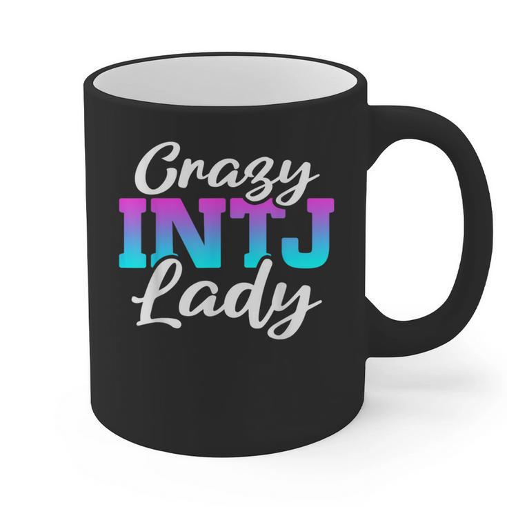 Crazy INTJ Lady Introvert Personality Graphic Print Coffee Mug