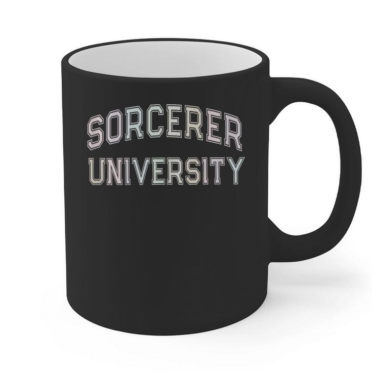 Crazy Sarcastic SORCERER UNIVERSITY Introvert Anti Social Graphic Print Coffee Mug