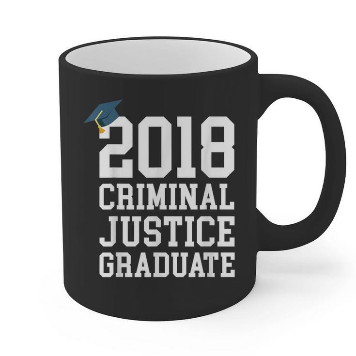 Criminal Justice Major Shirt 2018 Graduate Graduation E Graphic Print Coffee Mug