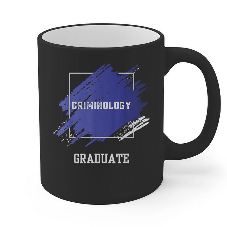 Criminology Graduation Graduated Degree University Student Graphic Print Coffee Mug