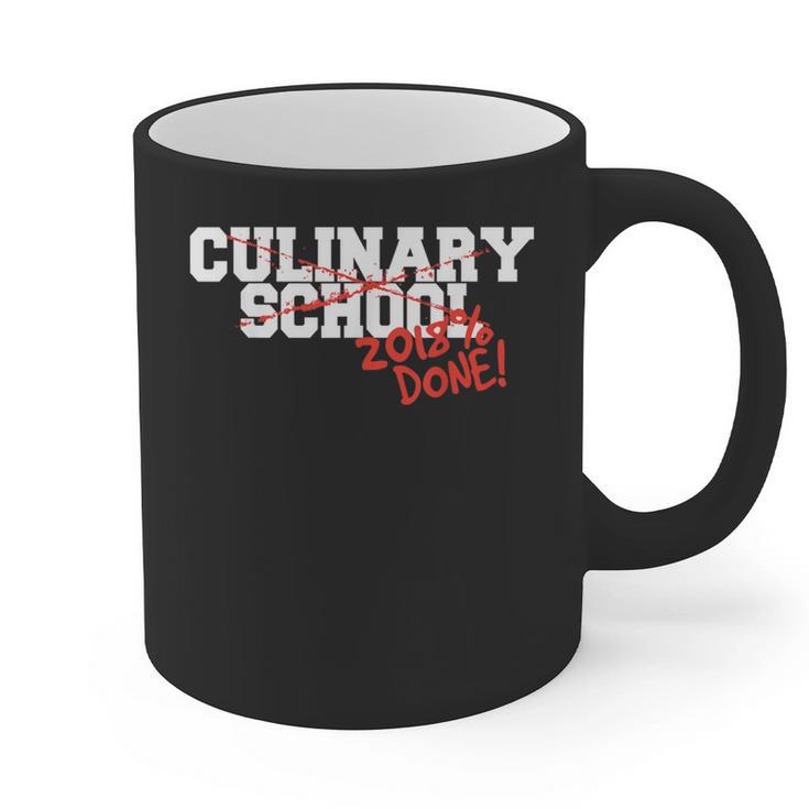 Culinary School Graduation Class Of 2018 Graphic Print Coffee Mug
