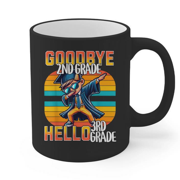 Dabbing Boy Goodbye 2nd Grade Hello 3rd Grade Graduation Graphic Print Coffee Mug