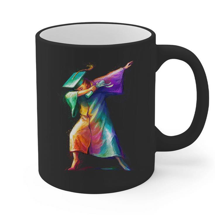 Dabbing Graduation Women Graphic Print Coffee Mug