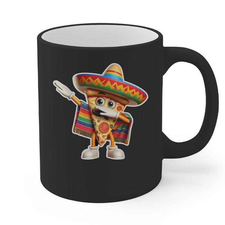 Dabbing Mexican Pizza Dance Food Lover Graduation Graphic Print Coffee Mug