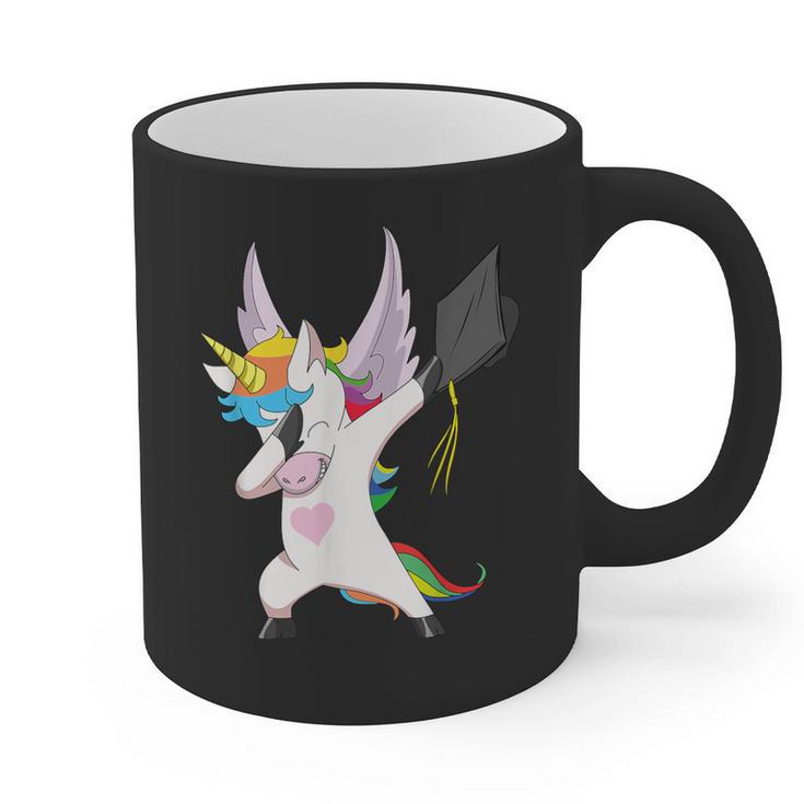 Dabbing Unicorn Graduation Class Of 2019  Women Graphic Print Coffee Mug
