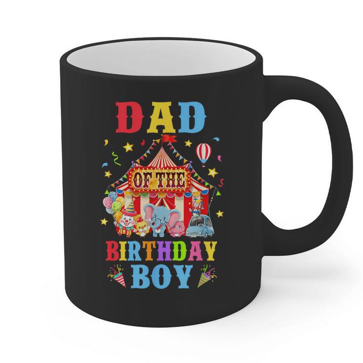 Dad Of The Birthday For Boy Circus Carnival Theme Party Graphic Print Coffee Mug