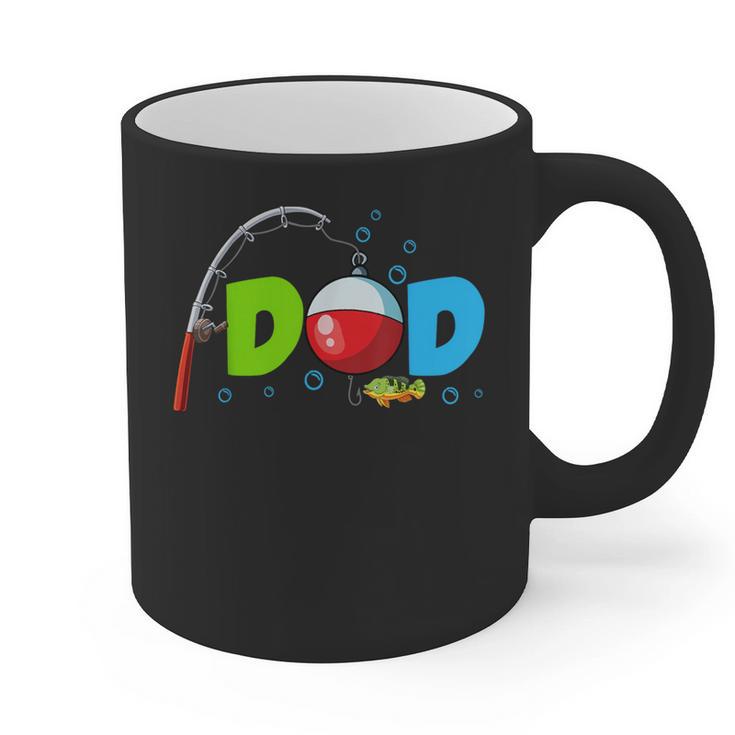 Dad Of The Birthday Boy Birthday Fishing Family Graphic Print Coffee Mug