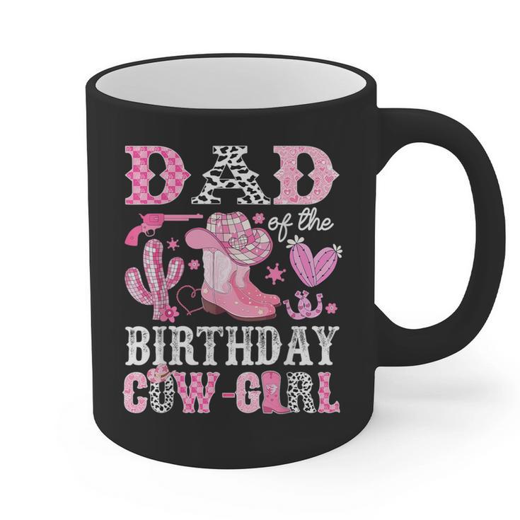 Dad Of The Birthday Cow-Girl Rodeo Cowgirl Bday Graphic Print Coffee Mug