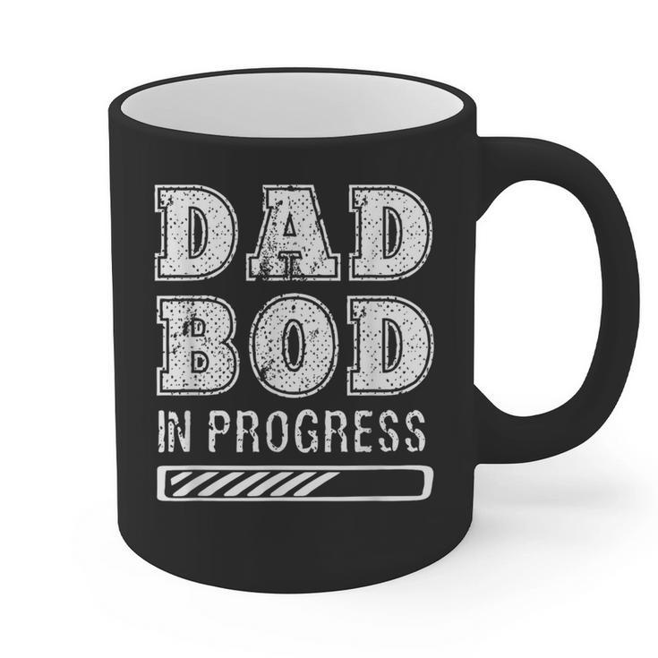Dad Bod In Progress Graphic Print Coffee Mug