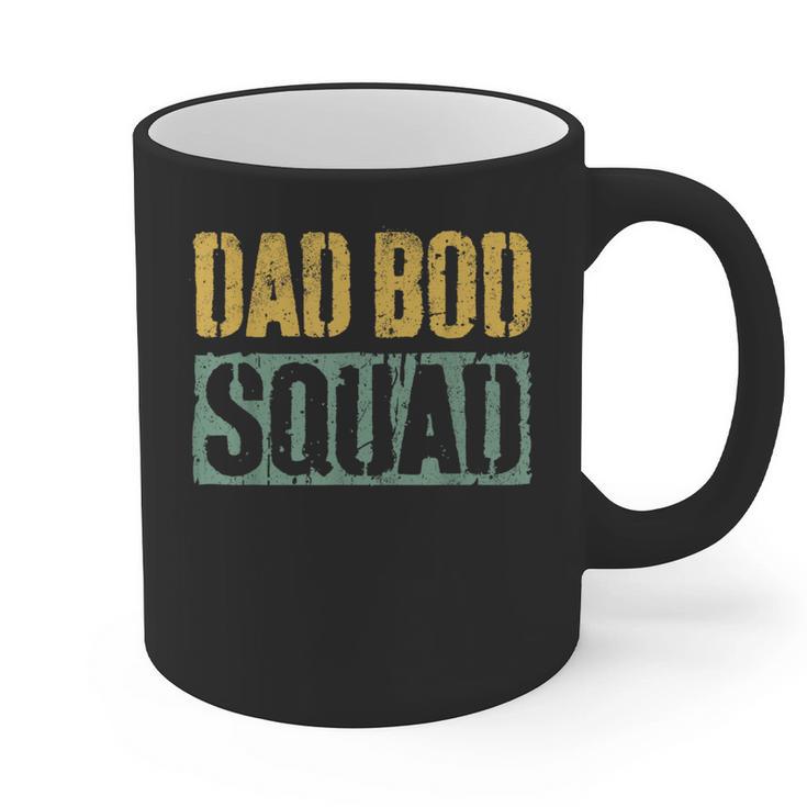 Dad Bod Squad Shirt Men Fathers Day Graphic Print Coffee Mug