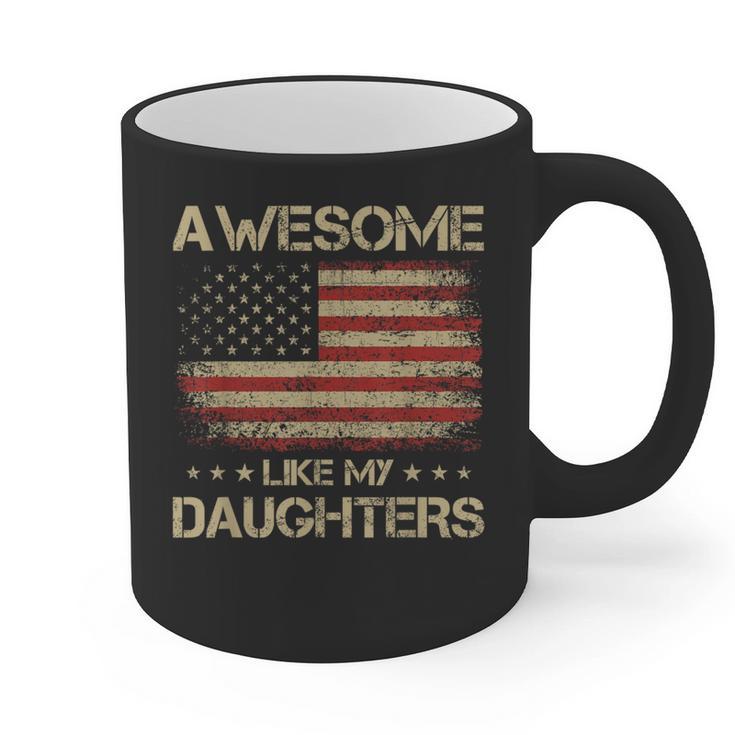 Dad From Daughter Awesome Like My Daughters Graphic Print Coffee Mug